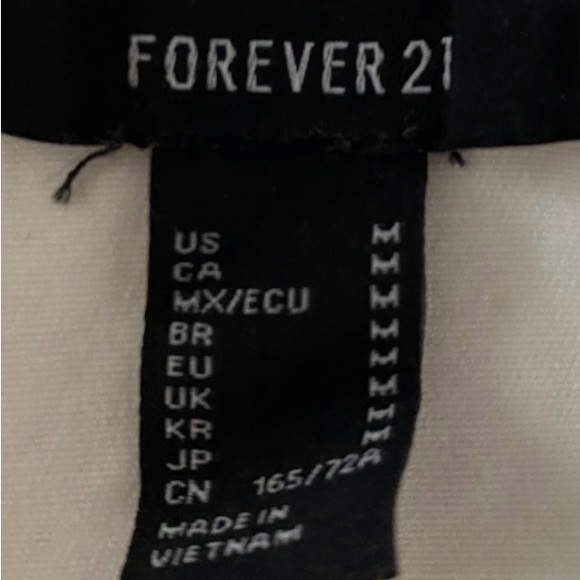 Forever 21 White Tie Front Pencil Mini Skirt - Picture 4 of 4